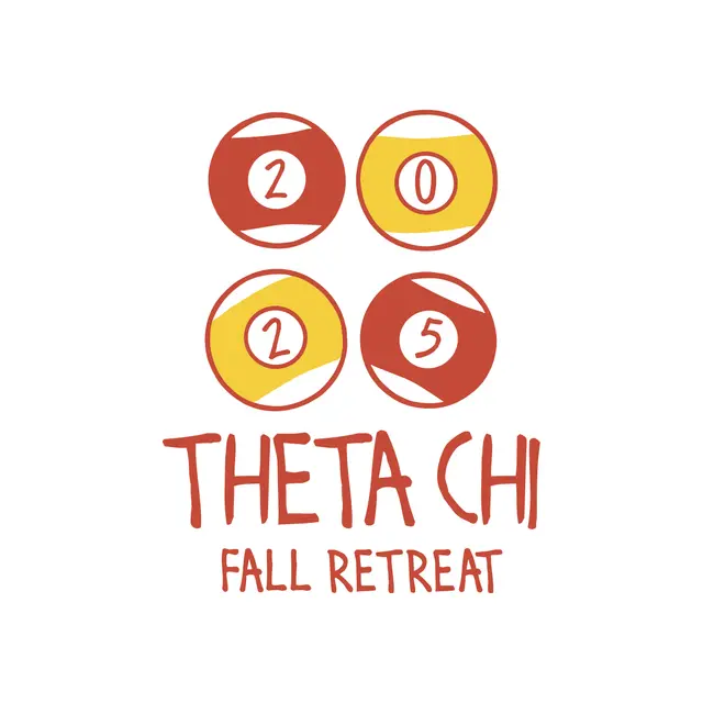 Theta Chi Circular Color Blocks Fall Retreat Shirt