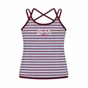 Zeta Tau Alpha Striped Block Lettering PR Tank 2
