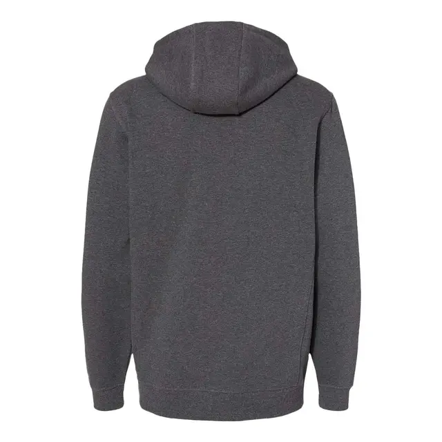 Men's Woodland Fleece Hooded Sweatshirt Dark Oxford Back