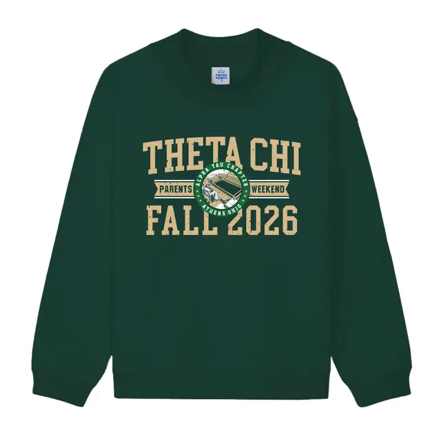 Theta Chi Block Lettering Parents Weekend Sweater 2