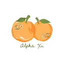 Alpha Xi Delta Orange Duo Big Little Reveal Tank