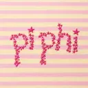 Pi Beta Phi Starry Text PR Shirt