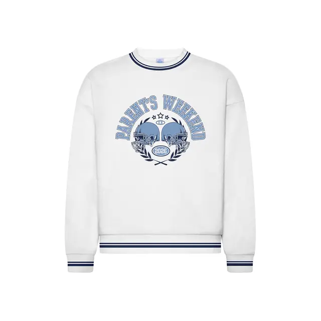Sigma Chi Football Helmets Parent's Weekend Crewneck 2