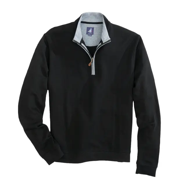 Johnnie-O-Sully-14-Zip-Pullover-Black-Front
