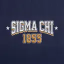 Sigma Chi Arched Text Retro Stars PR Hoodie