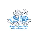 Kappa Alpha Theta Cozy Poodle Drawing Winter Recruitment Shirt