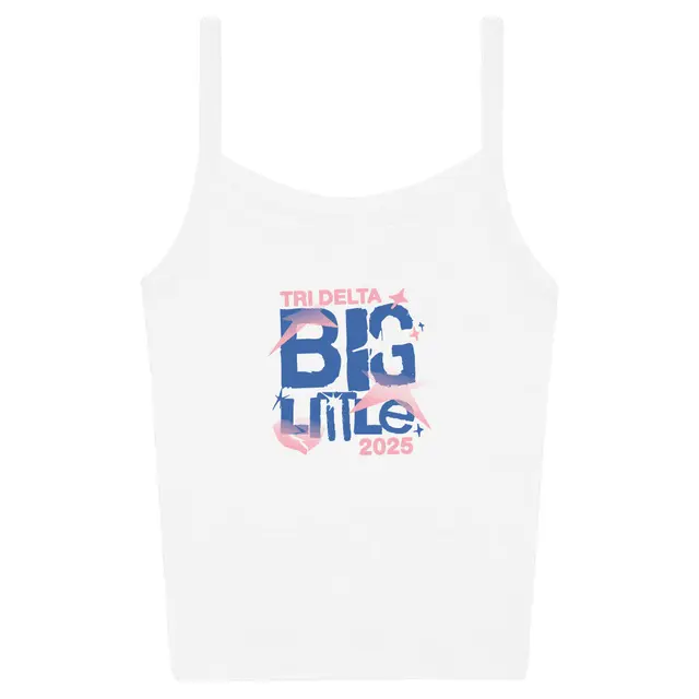 Delta Delta Delta Bold Stars Big Little Reveal Tank 2