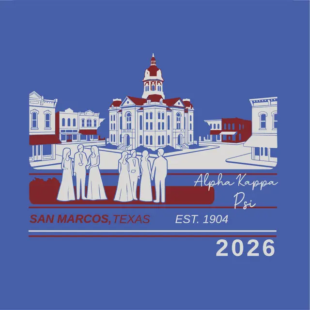 Alpha Kappa Psi Historic Building Outline PR Shirt