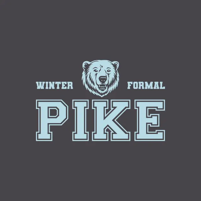 Pi Kappa Alpha Bear Graphic Winter Formal Shirt