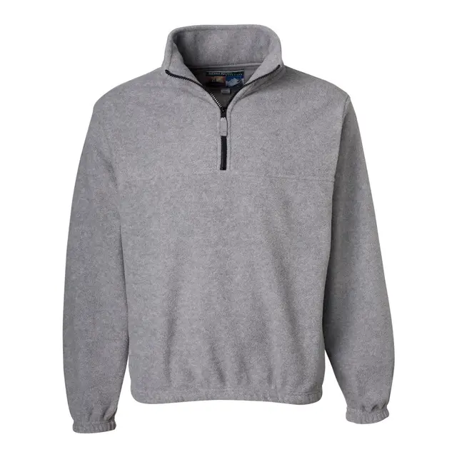 Sierra Pacific Fleece Quarter-Zip Pullover 3051 Heather Grey Front