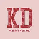 Kappa Delta Hibiscus Block Letters Parents Weekend Tank
