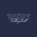 Women's Volleyball Broken Lines Bow Accent Text PR Crewneck