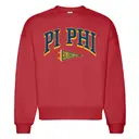Pi Beta Phi Bold Block Lettering Homecoming Crewneck 2