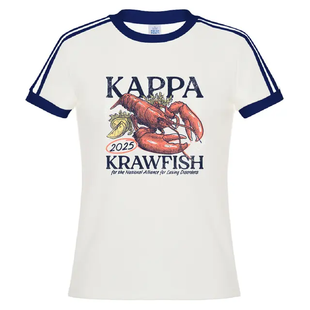 Kappa Kappa Gamma Lobster Drawing Philanthropy Shirt 2