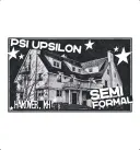 Psi Upsilon House Illustration Semi Formal Hoodie