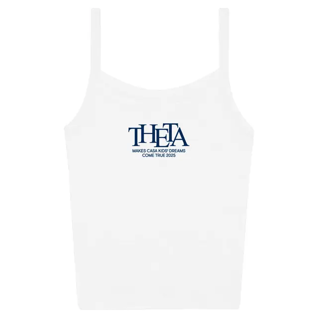 Kappa Alpha Theta Bold Text Philanthropy Tank 2
