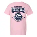 Women's Volleyball Club Bold Lettering Volleyball Graphic PR Shirt 2