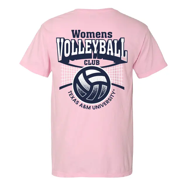 Women's Volleyball Club Bold Lettering Volleyball Graphic PR Shirt 2