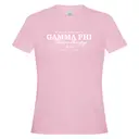Gamma Phi Beta Chic Script and Bow Philanthropy Shirt 2