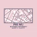 Phi Mu Illustrated Campus Map PR Shirt