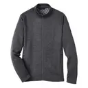 North End Men's Flux 2.0 Full-Zip Jacket ne712 Black Heather Carbon Front