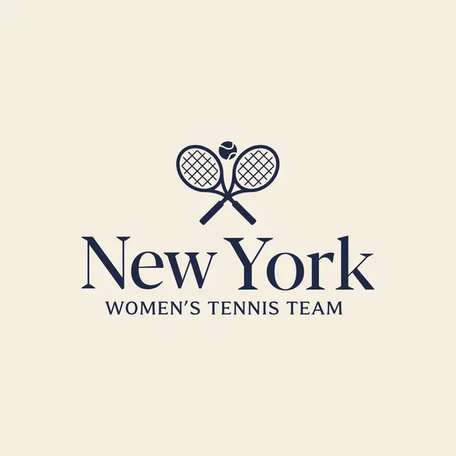 Women's Tennis Team New York Crossed Rackets PR Hoodie