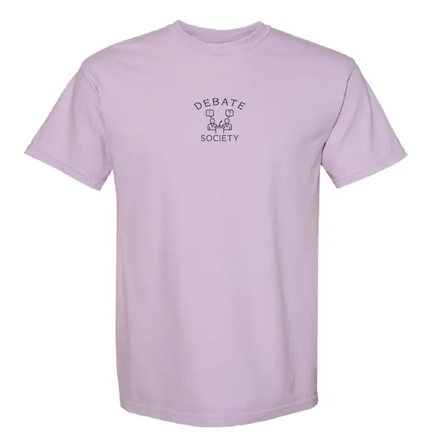 Debate Society Speaker Icons with Text PR Shirt 2