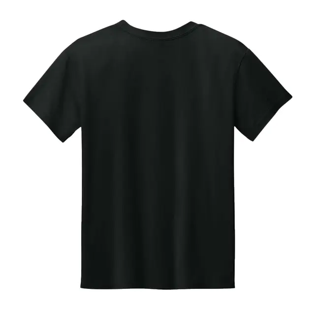 Youth Light Cotton Tee Black Back