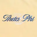 Theta Phi Sparkling Lettering Disco Ball Date Party Sweater