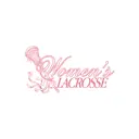 Women's Lacrosse Script Text with Lacrosse Stick PR Shirt