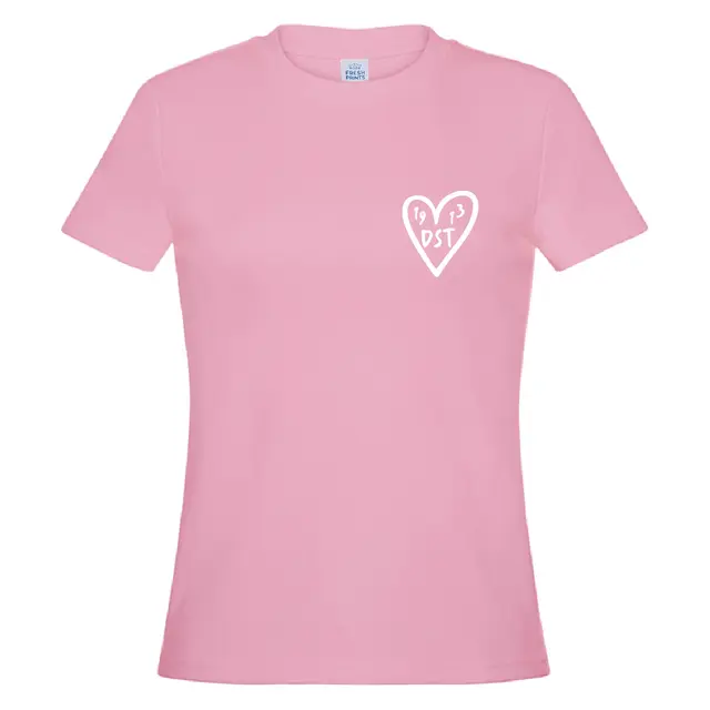 Delta Sigma Theta Heart Text PR Shirt 2