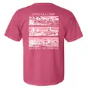 Alpha Chi Omega Sunset Desert Landscape Formal Shirt 2