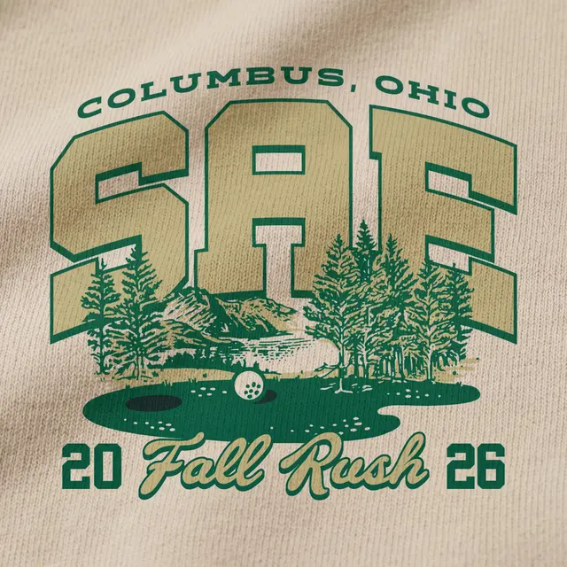 Sigma Alpha Epsilon Mountain Landscape Fall Rush Hoodie