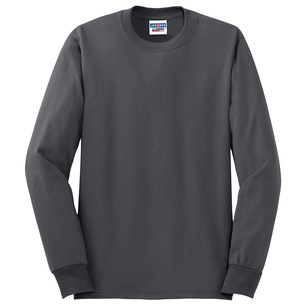 Jerzees Adult 5.6 Oz. Dri-Power Active Long-Sleeve T-Shirt | Fresh