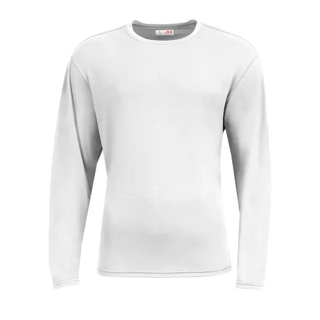 A4-AirFlex-Long-Sleeve-Tee-White-Front