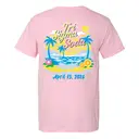Sigma Sigma Sigma Tropical Beach Scene Spring Break Shirt 2