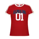 Alpha Sigma Alpha Stitched Block Text PR Shirt 2