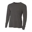 A4 Men's Cooling Performance Long Sleeve T-Shirt n3165 Graphite Front