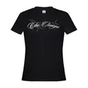 Chi Omega Flowing Script Stars PR Shirt 2