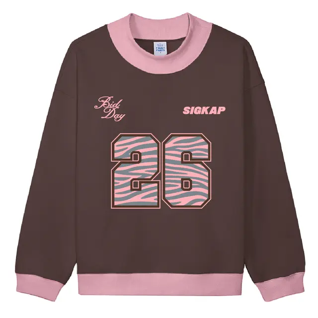 Sigma Kappa Zebra Striped Numbers Bid Day Crewneck 2