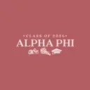 Alpha Phi Floral Icons Graduation Crewneck