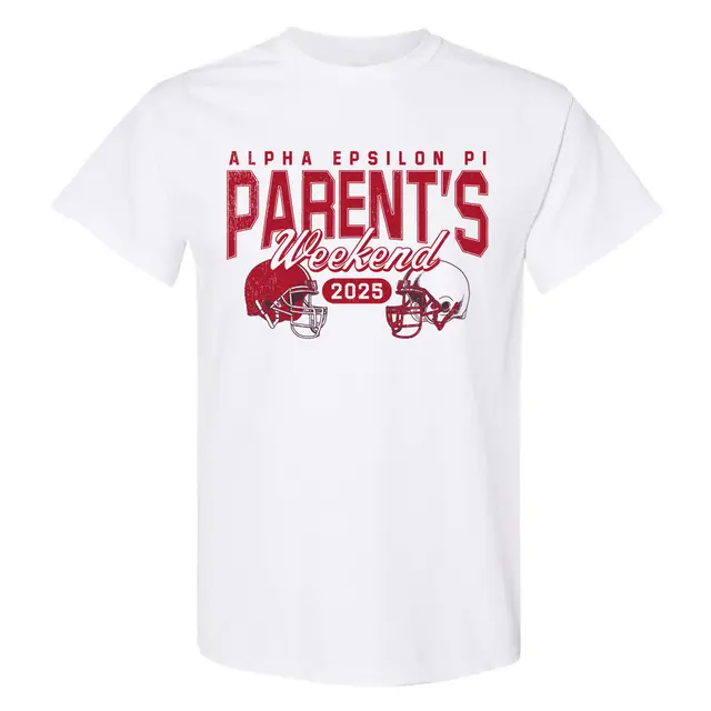 Alpha Epsilon Pi Football Helmet Parent's Weekend Shirt 2
