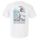 Sigma Chi Surfer Wave Design Dad's Weekend Shirt 2