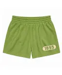 Chi Omega Stitched Badge 1895 Shorts