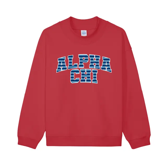 Alpha Chi Omega Block Lettering PR Sweater 2