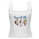Texas Pi Beta Vintage Cowgirl Illustration PR Tank 2