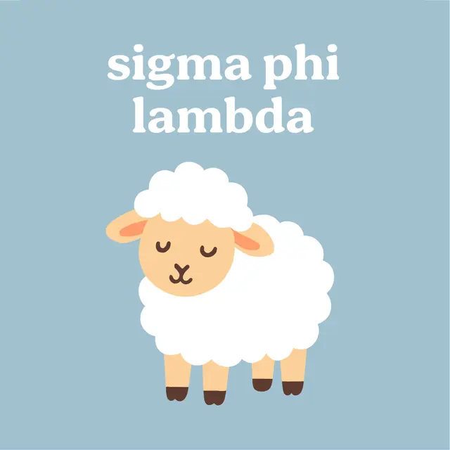 Sigma Phi Lambda Sleepy Sheep PR Sweater