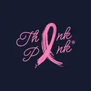 Zeta Tau Alpha Think Pink Ribbon Script Philanthropy Shirt