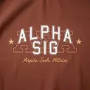 Alpha Sigma Alpha Bold Block Lettering PR Hoodie
