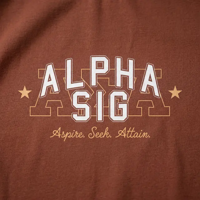 Alpha Sigma Alpha Bold Block Lettering PR Hoodie